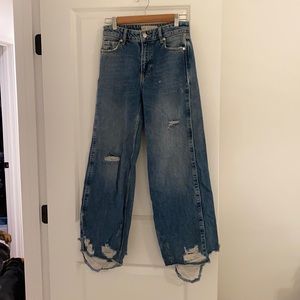 Free People Distressed Jeans